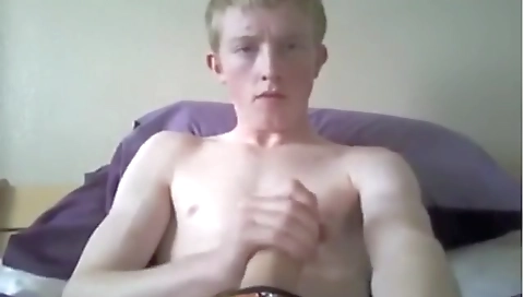 Hot blonde slutty fuck with cum