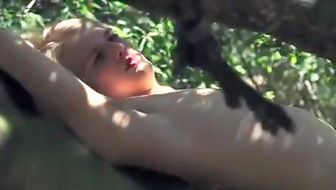 Sexy blonde fucked on a ride