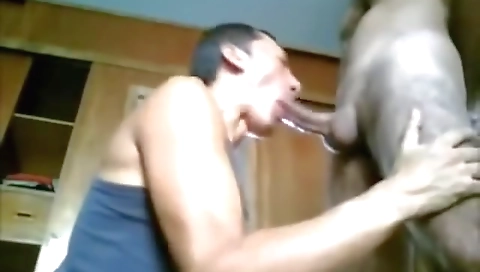 Spanish girl fucks in the kitchen