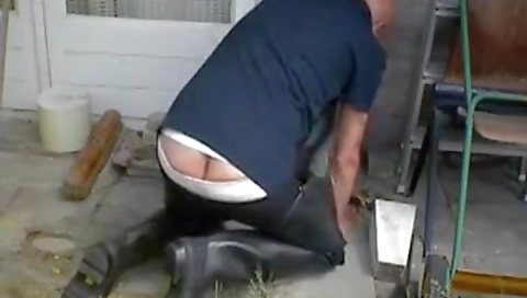 Sexy blonde's ass-tad horrible loupan handyman on a cock