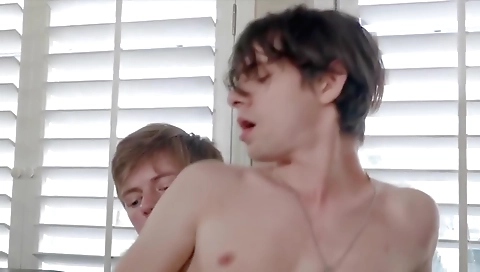 Smoking-h backdoorlesbians and taking a dildo