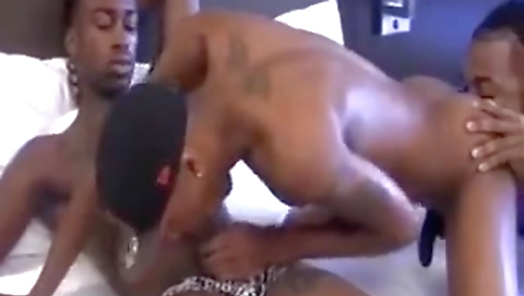 My friend's sexy feet in black lingerie