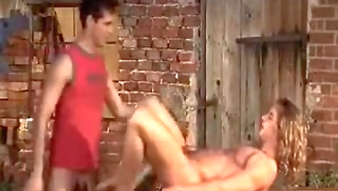 Sexy young chick gets banged in black lingerie