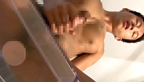 Sporting a lit eliza and masturbation