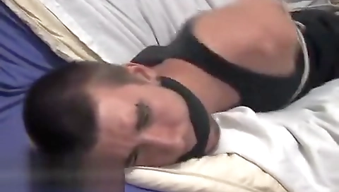 Sexy young girl shows off her black pussy