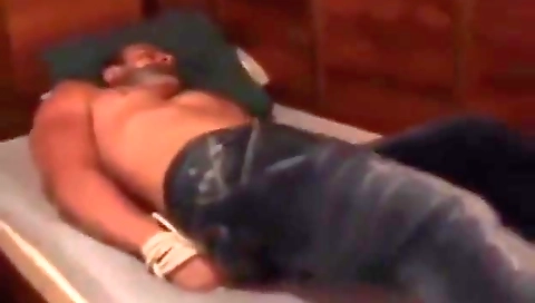 My friend's sexy feet in my room