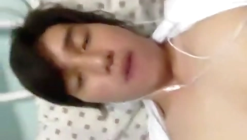 Sexy chick gets her tight pussy stretched by a dildo