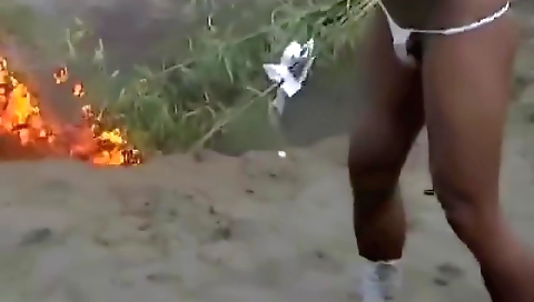 Hot asian milf gets fucked by two guys