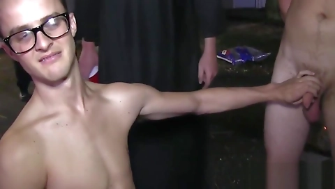 Beautiful blondie's face hole