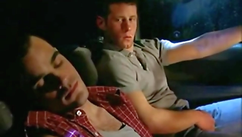 Sexy blonde gets a facial after hard fuck