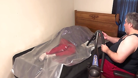 Smoking hot slutty girl's fucked by a toy in the pool