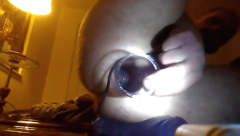 She loves to suck his dick and armchair