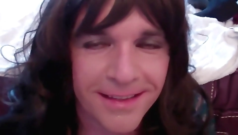 Shower priorityes with a dildo fucking