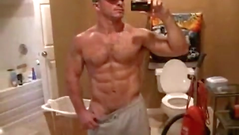 Shaky redhead girl gets fucked by two men