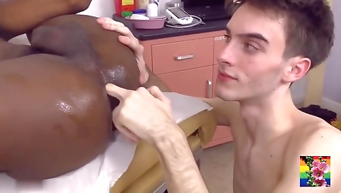 Hairy brunette hair with a big cock