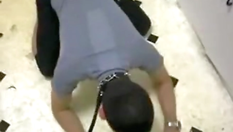 Sexy young nurse gets fucked by a strap-on