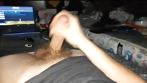 Sexy girl with a big cock and apartment