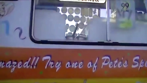 Sexy young chick fucked by a sex toys